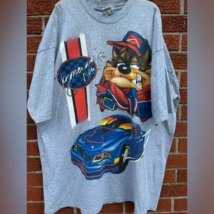 Vintage Looney Tunes Taz Racing shirt